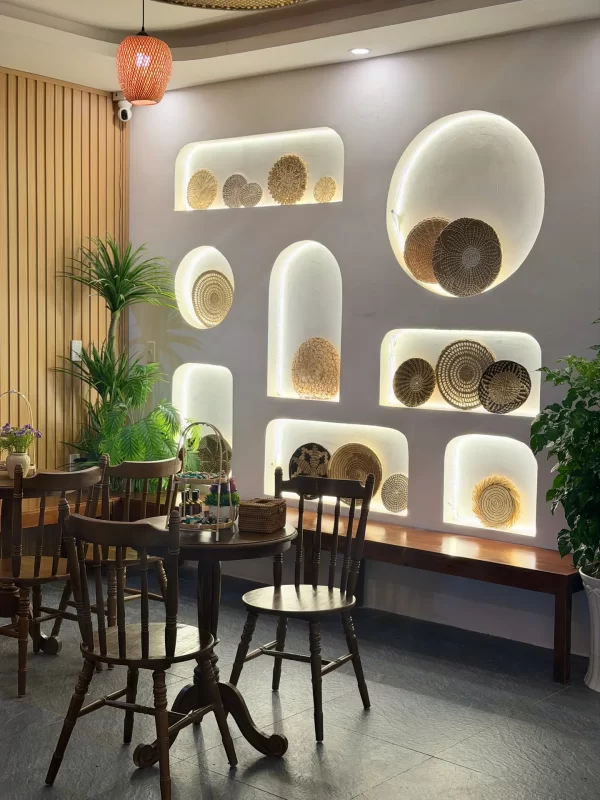 Khu trà thư giãn tại Lion Spa Phú Quốc