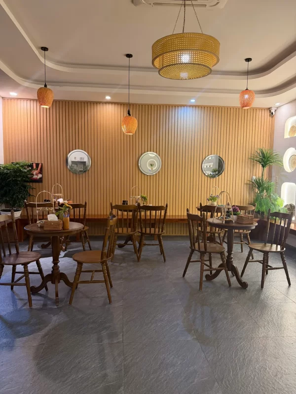 Bàn trà lounge tại Lion Spa Phú Quốc