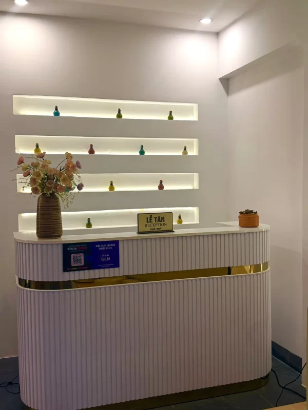 Quầy tiếp tân Lion Spa Phú Quốc