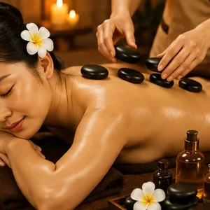 Massage đá nóng / Hot Stone Massage